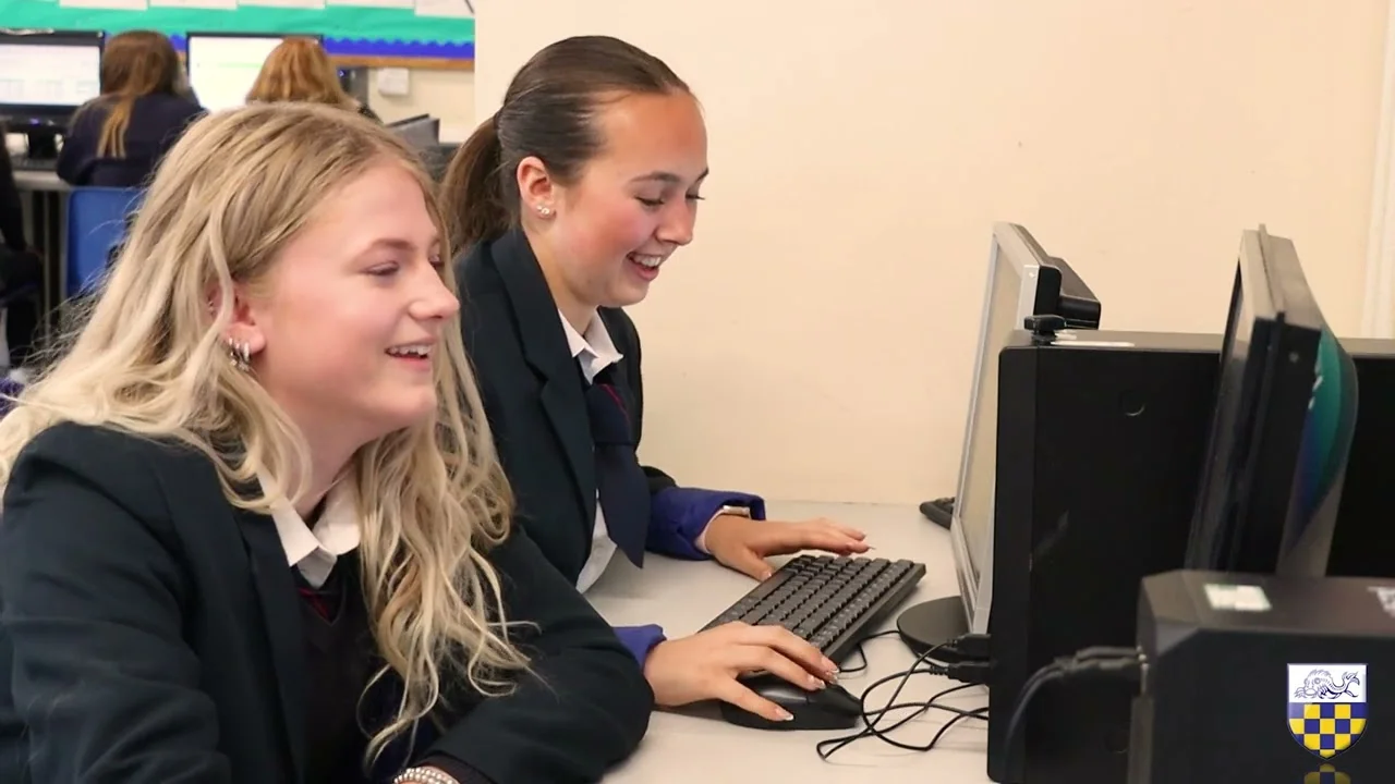 Poster frame from the Longhill High School promotional film